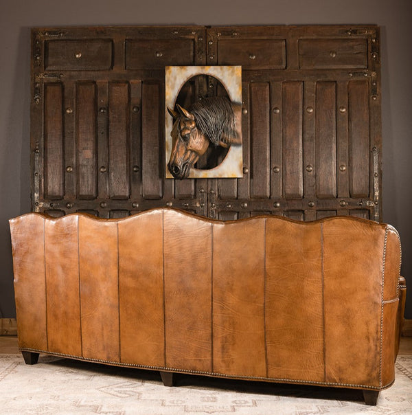 Brown Leather Sofa Bed for Stylish Comfort