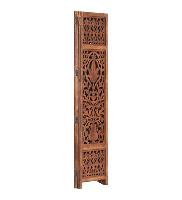 Rajasthani Carved White Mango Wood Handmade Room Dividers