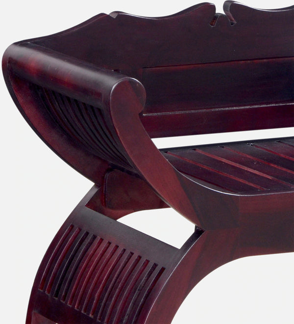 Classic Sheesham Wood Arm Chair In Passion Mahogany Finish