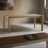 Sheesham Wood Square Dining Table / Natural - Finish
