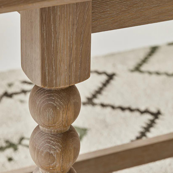 Modern Bobbin 8 Seater Wooden Dining Table