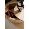Modern Clean Round Storage Coffee Table