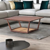 Rattan Sheesham Solid Wood Cane Coffee Table