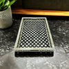 Bone Inlay Rectangle Serving Plate - Moroccan Pattern