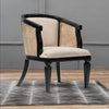 Classic Rattan Sheesham Wood Accent Chair