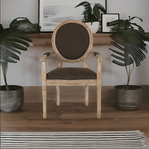 Antalya Modern Solid Mango Wood 4 Seater Round Dining Set With Cushioned Chairs