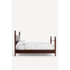 Jodha Solid Sheesham Wood Bed in Walnut Finish