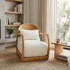 Anklet Solid Wood Accent Chair