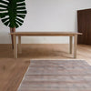 Modern SolidWood Dining Table in Natural Finish