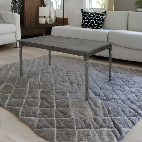 Colonial Solid Acacia Wood 6 Seater Dining Table Set