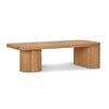 Modern Clean Solid Oak Coffee Table