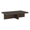 Modern Rectangular Clean Solid Walnut Coffee Table