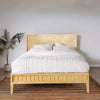 Antalya Modern Hand Carved Wooden Bed- All Sizes