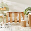 Rattan Baby Cot In Natural Finish