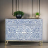 Bone Inlay Kalamkari Sideboard