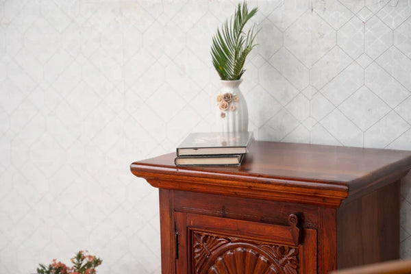 Modern Solid Mango Wood Buffet Cabinet