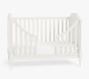 Toddler Bed Conversion Kit And Cot In White