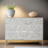Bone Inlay Floral Sideboard