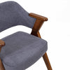 Classic Sheesham Wood & Velvet Arm Chair
