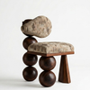 Aberdeen Solid Wood and Fabric Lounge Chair