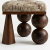 Aberdeen Solid Wood and Fabric Lounge Chair