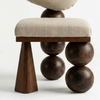 Aberdeen Solid Wood and Fabric Lounge Chair