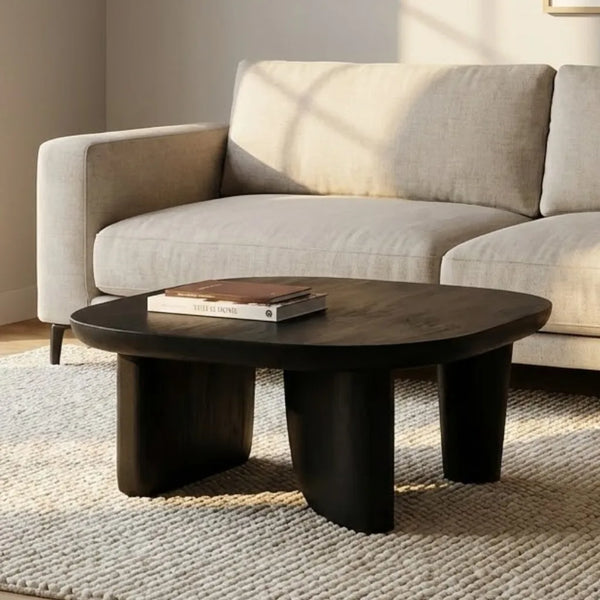 Abilene Solid Wood Contemporary Style Coffee Table