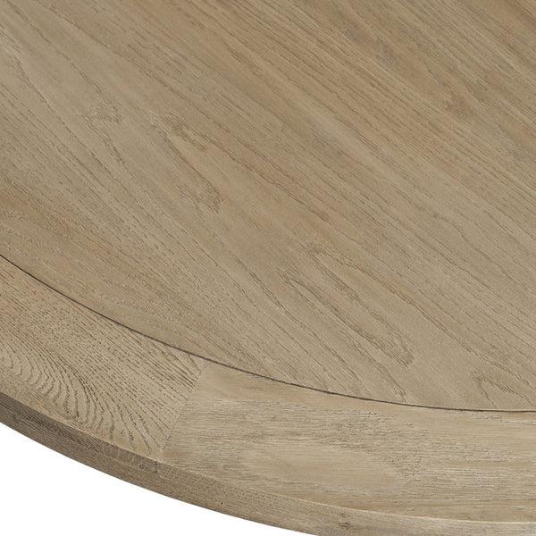 Adele Solid Wood 6 Seater Round Dining Table