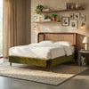 Akron Rattan Solid Wood Bed-All Sizes