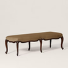 Akureyri Solid Wood Upholstered Bench