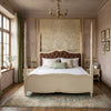 Alberton Solid Wood Poster Bed In White Finish 