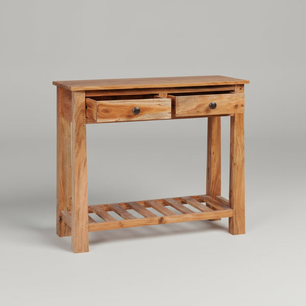 Aldershot Sheesham Solid Wood Vintage Console Table