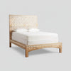 Alessia Carved Solid Wood Moroccan Inspired Bed- All Sizes