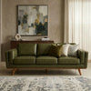 Alexandria Modern Leather Sofa 