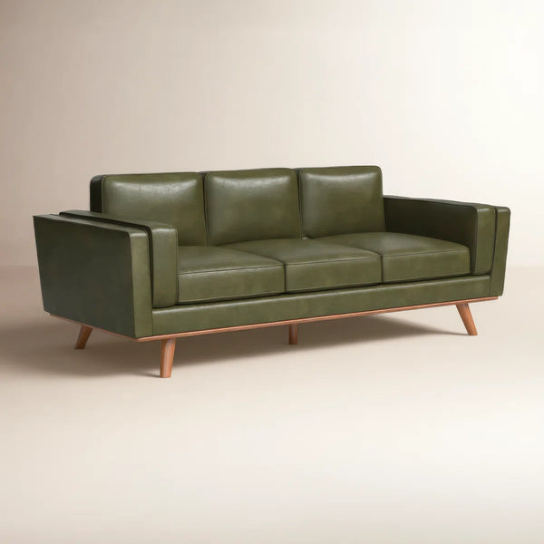 Alexandria Modern Leather Sofa