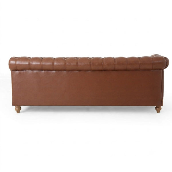 Altamira Solid Wood Leather Sectional Sofa