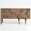 Amalfi Solid Wood Carved Side Board