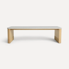 Ambato Solid Wood Fluted Coffee Table