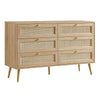 Amsterdam Rattan Chest Of 6 Drawers