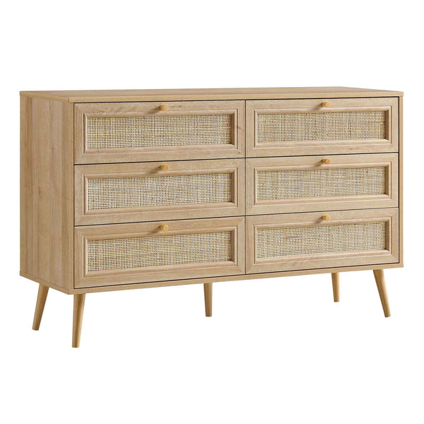 Amsterdam Rattan Chest Of 6 Drawers
