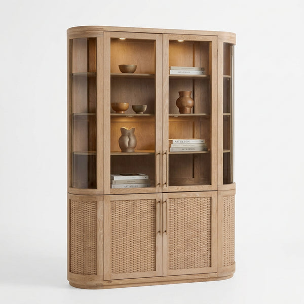 Anaheim Solid Wood Display Unit