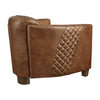 Anchorage Tufted Genuine Leather Sofa