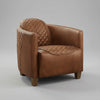 Anchorage Tufted Genuine Leather Sofa