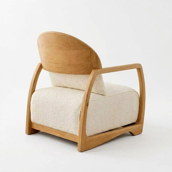Anklet Solid Wood Accent Chair