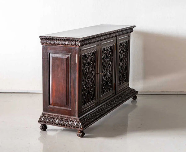 Traditional & Classic Carved Rosewood Sideboard