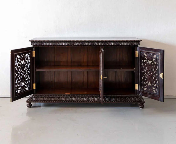 Traditional & Classic Carved Rosewood Sideboard