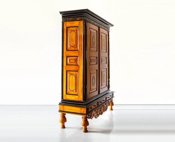Traditional & Luxurious Teakwood Carved Cupboard