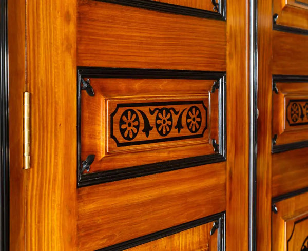 Traditional & Luxurious Teakwood Carved Cupboard
