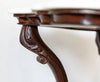 Classic Rosewood Oval Centre Table With Marble Top