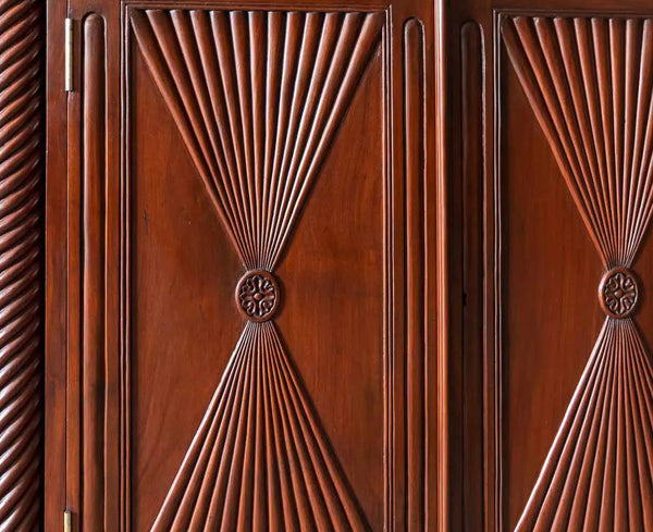 Traditional & Luxurious Carved Teakwood Sideboard